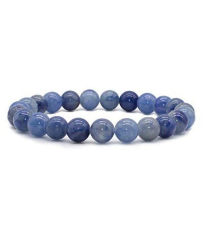 Buy Natural Blue Aventurine Crystal Bracelet For Men And Women ( Code Bluavepbr ) online