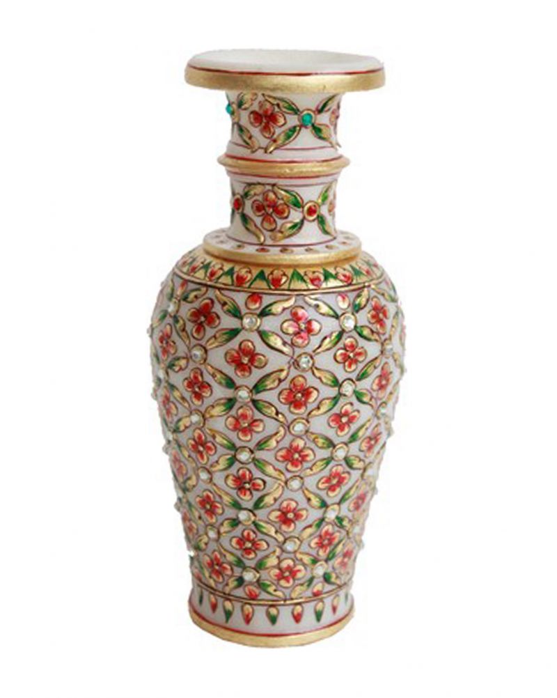 Buy Marble Flower Vase from Rajasthan online