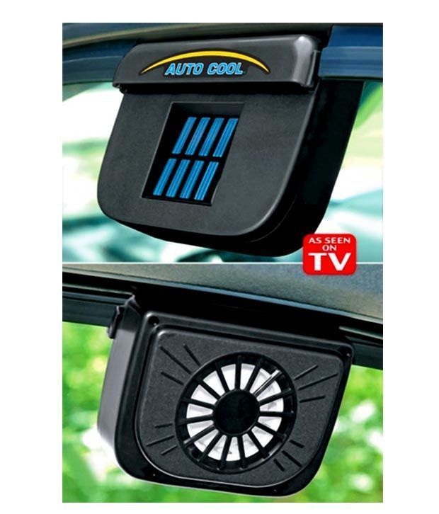 Buy Solar Powered Power Auto Cool Fan Car Air Vent online
