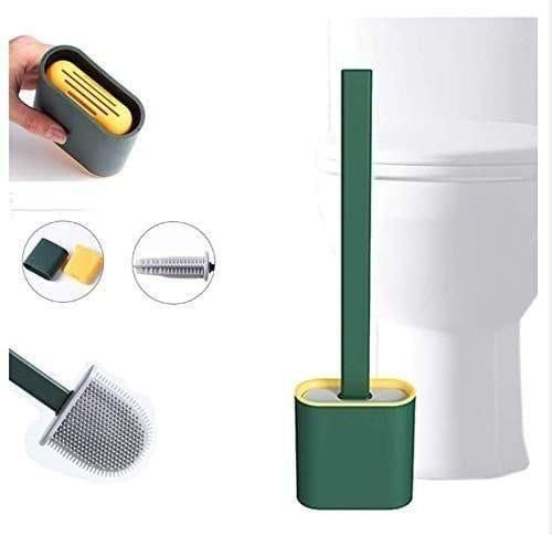 Buy Toilet Brush - Silicone Toilet Cleaning Brush And Holder online