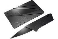 Buy Portable Camping Credit Card Safety Wallet Folding Knife Blade online