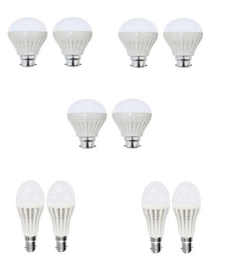 Buy Vizio Combo Of 3 W LED Bulbs(set Of 2),5 W LED Bulbs(set Of 2), 10 W LED Bulbs(set Of 2), 15 W LED Bulbs(set Of 2) With 20 W LED Bulbs(set Of 2) online