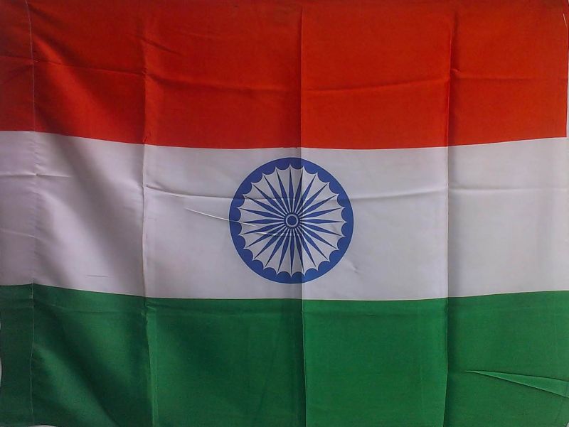 Buy Indian Flag (samnf30x45 Silk) online