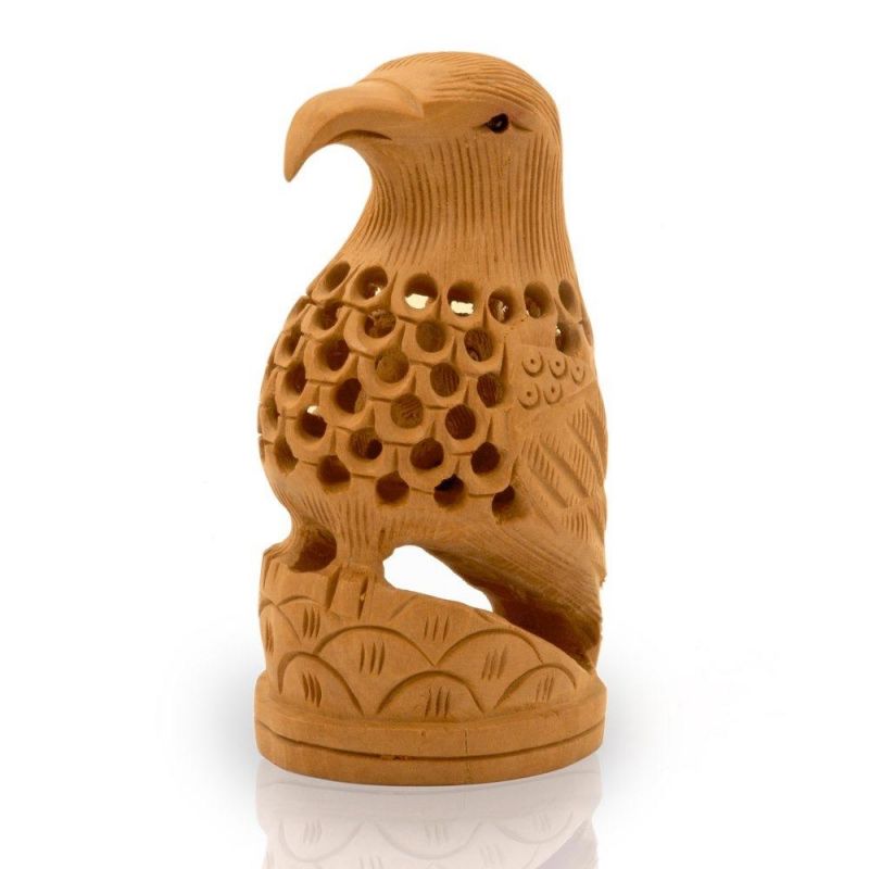 Buy Vivan Creation Carved Handcrafted Wooden Eagle Home Decor -150 online