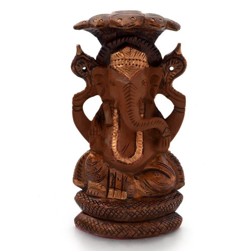 Buy Vivan Creation Colorful Painted Lord Ganesha Seated Sheshnaag 185 online