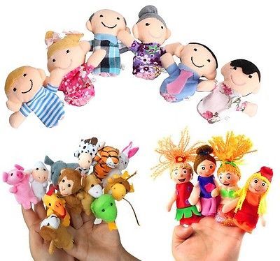 Buy Finger Puppets Combo 4 PCs Little Mermaid, 6 Family & 12 PCs Animals With T online
