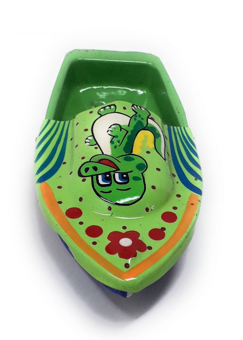Buy Kuhu Creations Explorer Toy Steam Power Dinosaur Lime Green Steam Tin Ship ( Code - Dinosgreen-01 ) online