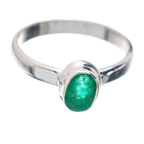 Buy Omlite Emreald Silver Ring - ( Code - 463 ) online