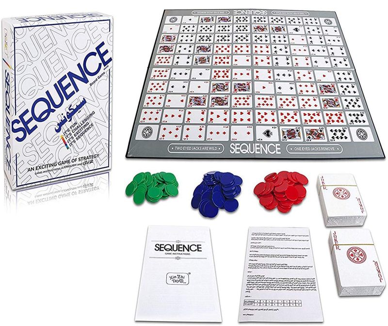 Buy Make A Sequence Board Game For Family And Adults - ( Code - Sq001 ) online