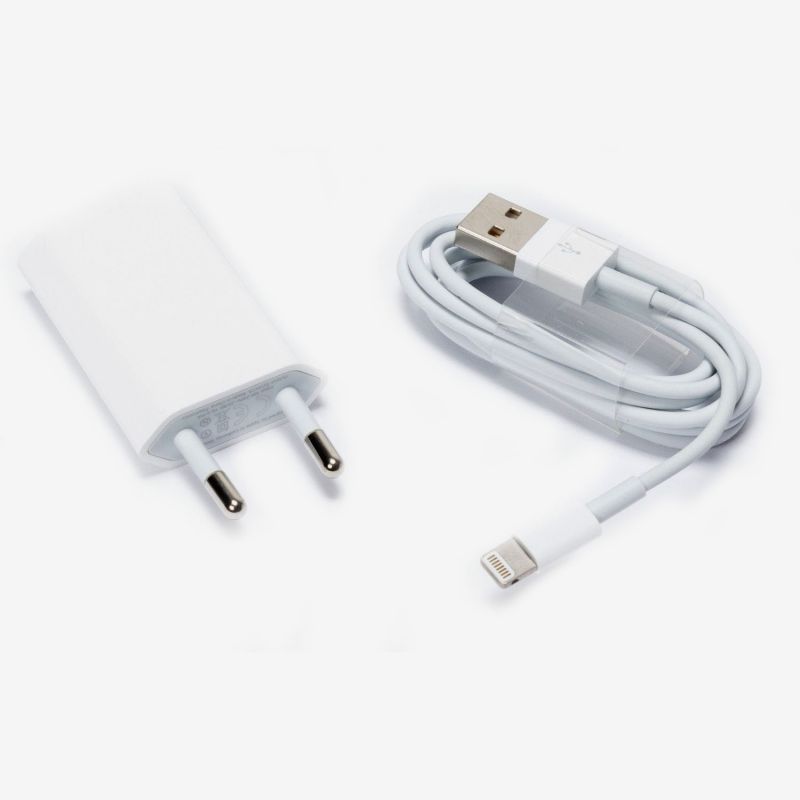 Buy Apple I Phone 5/5s Charger Wall Charger Charging Cable (white) online