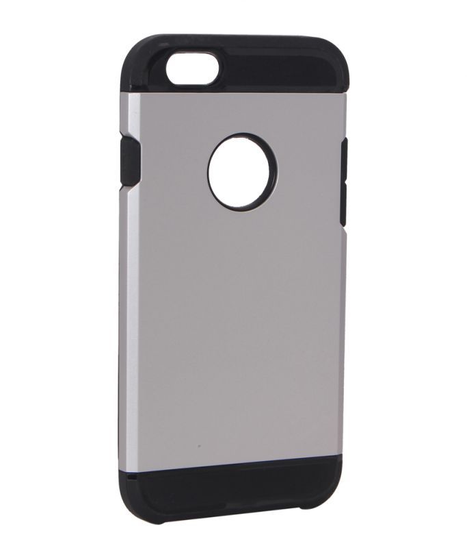 Buy Spigen Silver Silicone Back Cover For Apple iPhone 6 online