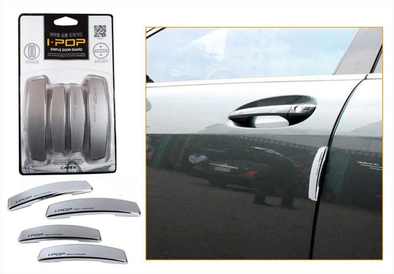 Buy Autoright Ipop Car Door Guard Set Of 4 Pcs Silver For Hyundai