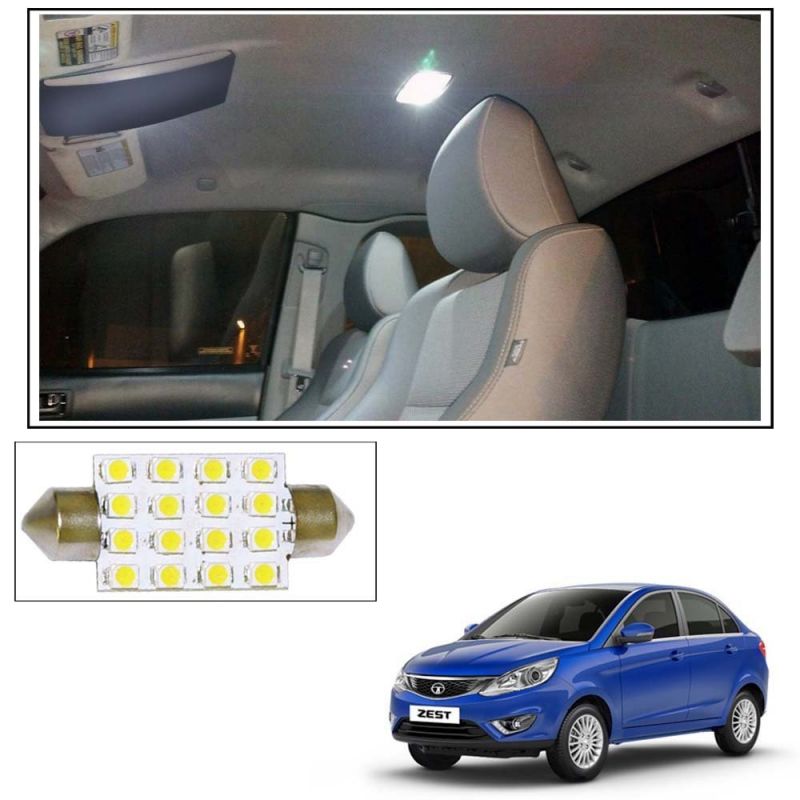 Buy Autoright 16 Smd LED Roof Light White Dome Light For Tata Zest online