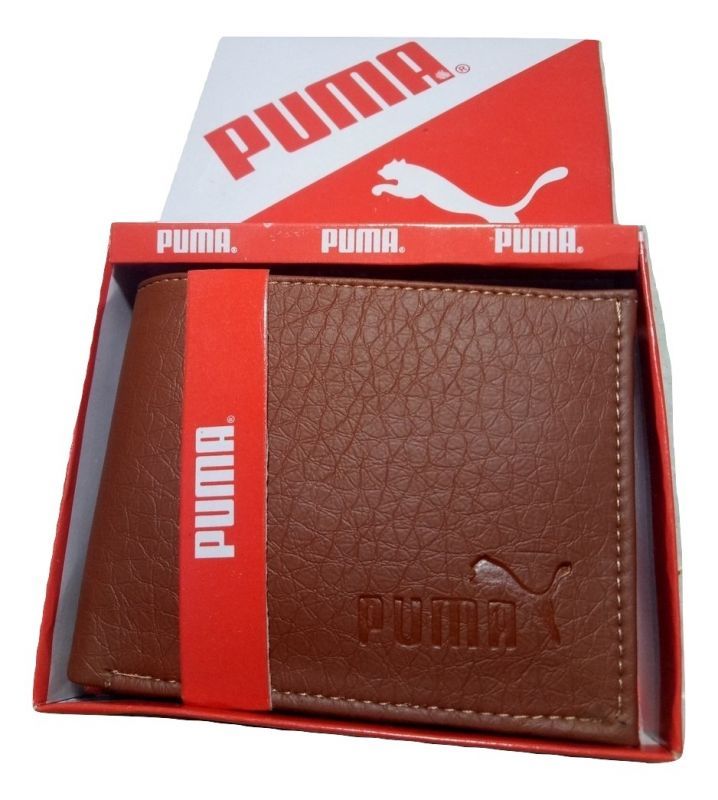 puma leather purse