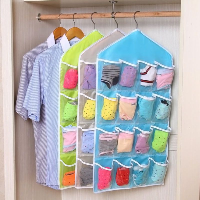 Buy 16 Pocket Clear Shoe Rack Door Hanging Package Hanger Storage Organizers Online Best Prices In India Rediff Shopping