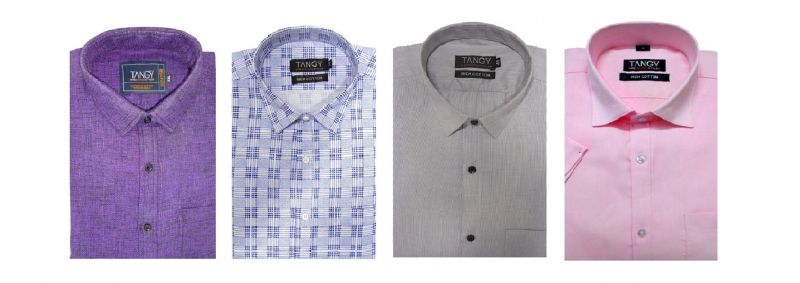 Buy Tangy Combo Pack Of 4 Full Slim Fit Shirt online