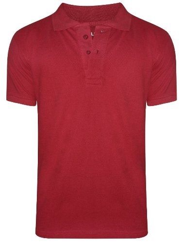 Buy Tangy Men's Red Polo T-Shirt online
