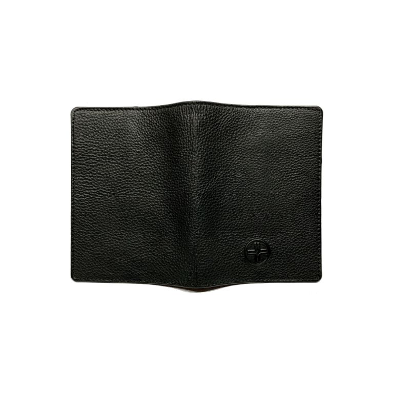 Buy Jl Collections Passport Cover Unisex Black Genuine Leather online