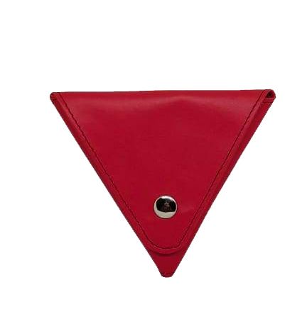 Buy JL Collections PU Triangle shape with two side Button Closure Coin Pouch online