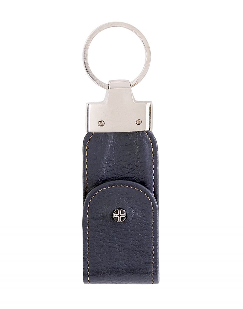 Buy Jl Collections Blue Leather USB Keypouch online