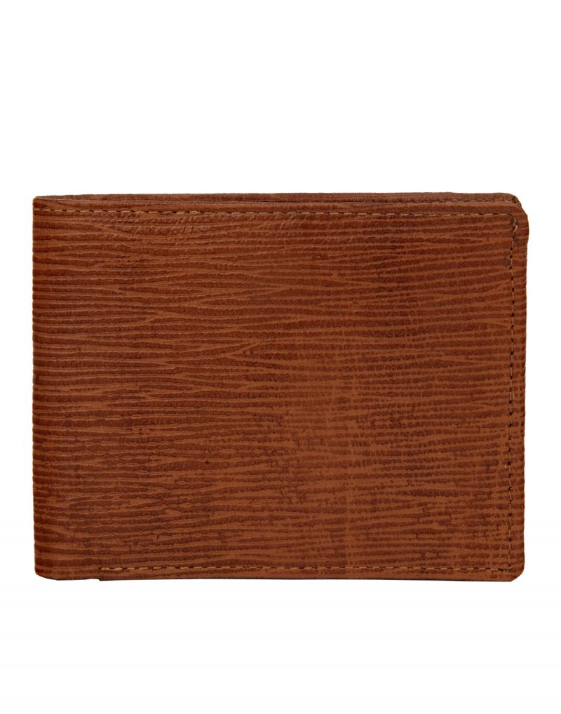 Buy Jl Collections Men's Brown Genuine Leather Wallet (6 Card Slots) online