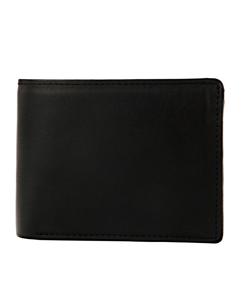 Buy Jl Collections Men's Black Genuine Leather Wallet (13 Card Slots) online
