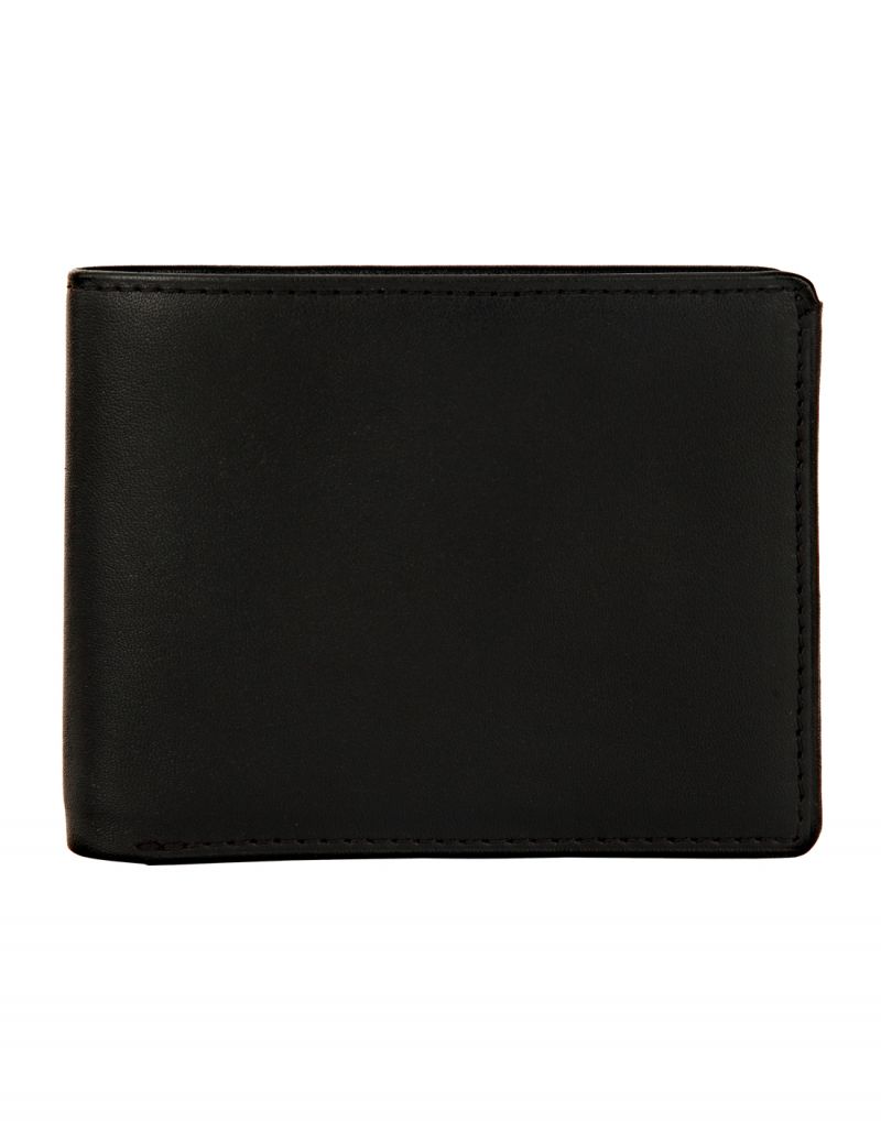 Buy Jl Collections Men's Black Genuine Leather Wallet (18 Card Slots) online