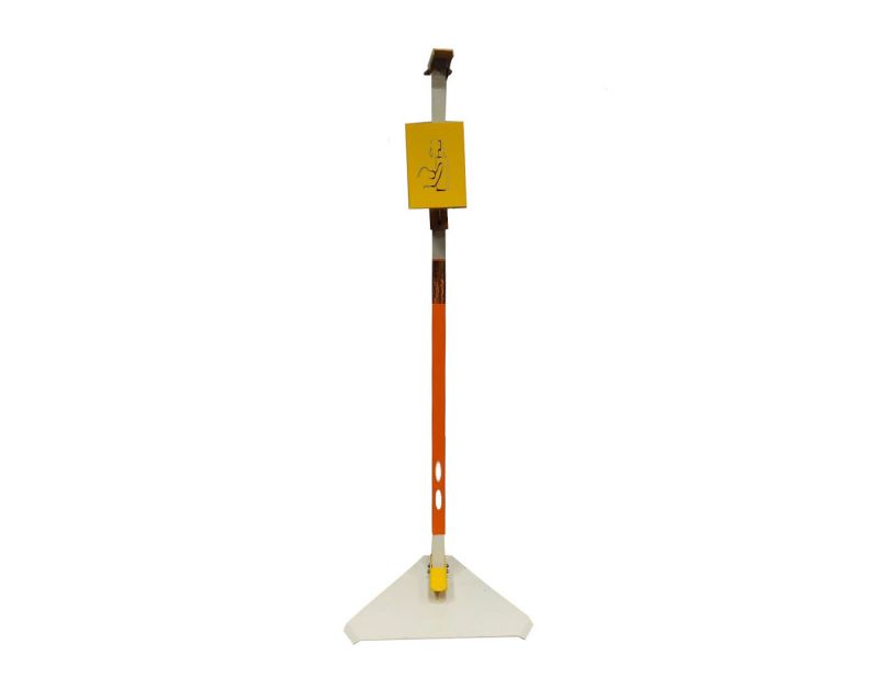 Buy Jl Collections Yellow And Off White Foot Operated Sanitizer Stand ( Code - Jl_sanitizer_stand ) online