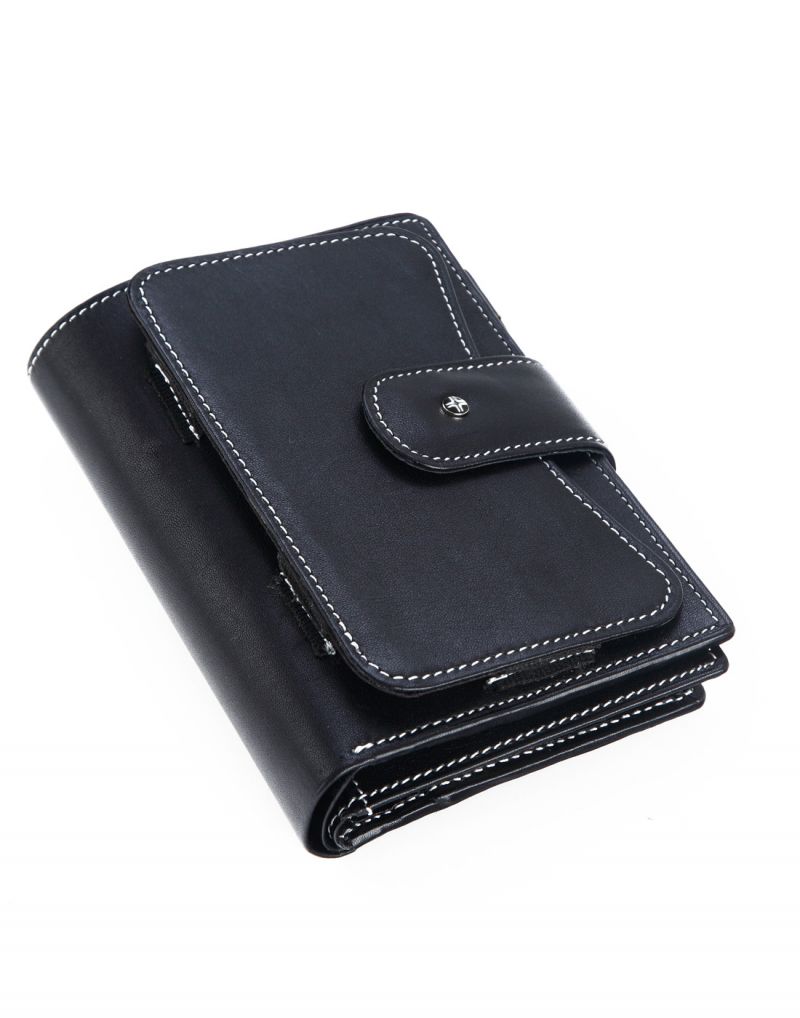 Buy Jl Collections Men's & Women's Black Ten In One Utility Travel Wallet online