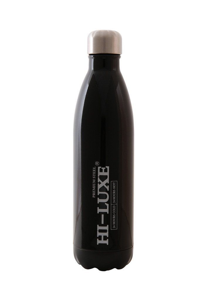 Buy Hi Luxe Thermo Steel Premium Steel 750 Ml Vaccum Flask Bottle - Black online