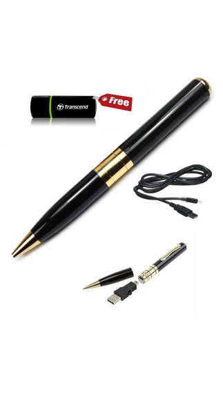 Buy Spy Pen HD Video Hidden 5 Megapixel Camera Free SD Card Reader online