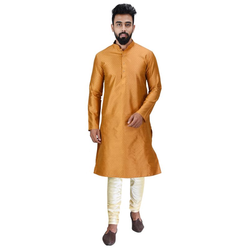 Buy Limited Edition Cotton Silk Regular Fit Self Design Kurta Pajama ( Code - Akakkuset0048) online