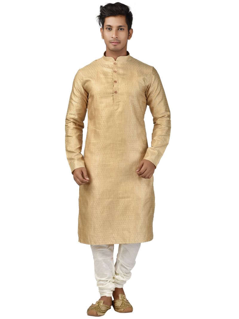 Buy Limited Edition Cotton Silk Regular Fit Self Design Kurta Pajama ( Code - Akakkuset115) online