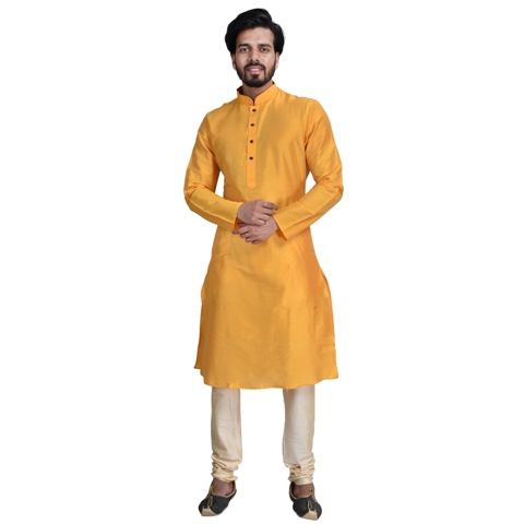 Buy Limited Edition Cotton Silk Regular Fit Self Design Kurta Pajama ( Code - Akakkuset020) online