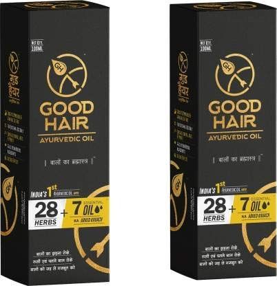 Buy Good Hair Ayurvedic Hair Oil Pack Of Two Hair Oil online