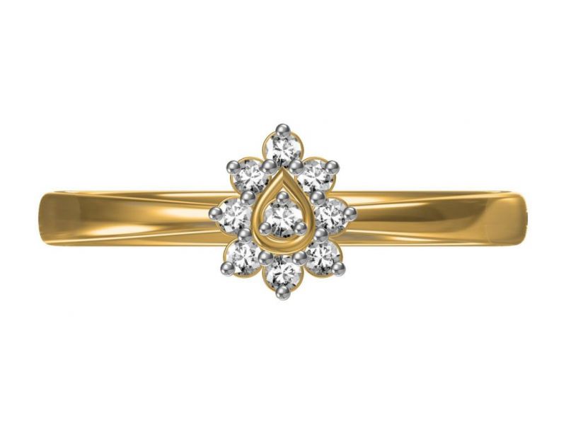 Buy Kiara Sterling Silver Sachi Ring ( Code - 58y ) online