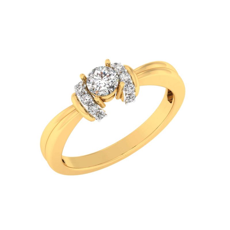Buy Kiara Sterling Silver Karuna Ring ( Code - 2968r ) online