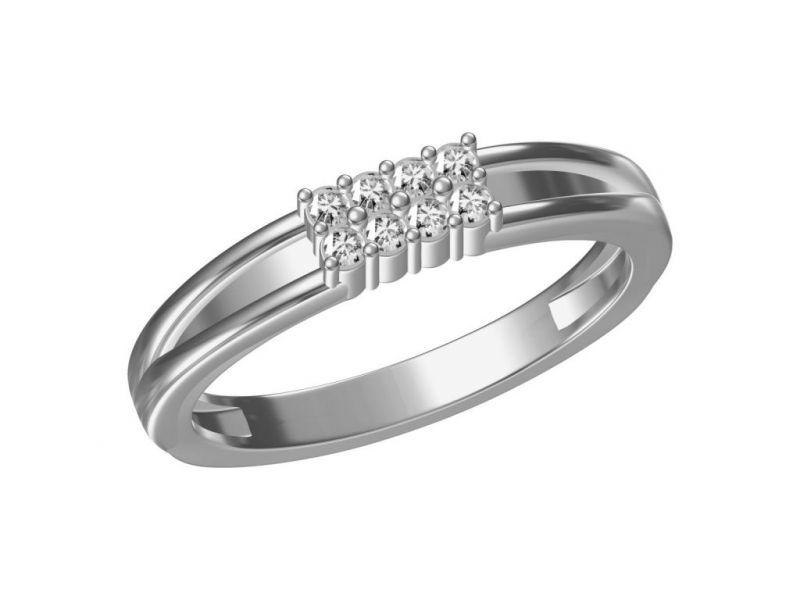 Buy Kiara Sterling Silver Priyanka Ring ( Code - 301w ) online