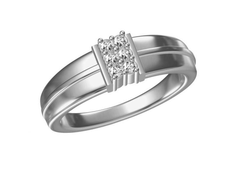 Buy Kiara Sterling Silver Sarita Ring ( Code - 304w ) online