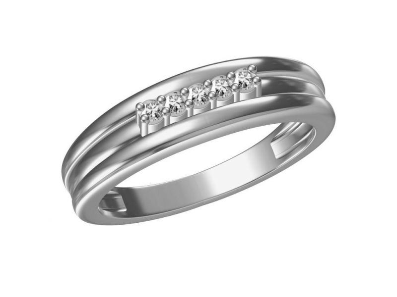Buy Kiara Sterling Silver Kajol Ring ( Code - 307w ) online