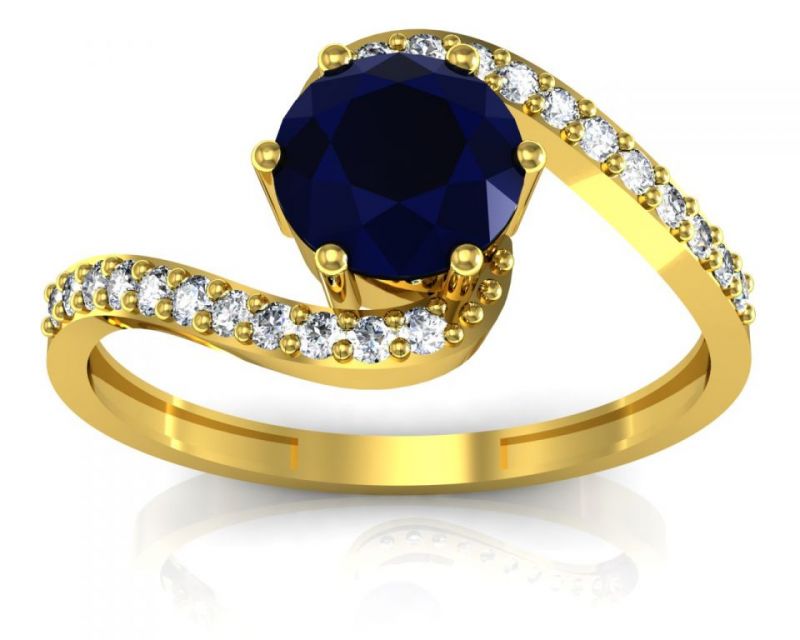 Buy Ag Real Diamond Pooja Ring ( Code - Agger004y ) online
