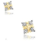 Buy Avsar Real Gold and Diamond Earring online