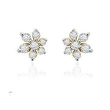 Buy Avsar Real Gold and Diamond Earrings online
