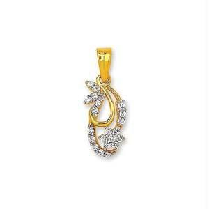 Buy Avsar Real Gold And Diamond Pendant Avp148 online