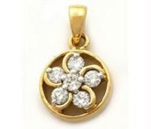 Buy Avsar Real Gold Diamond Nakshatra Pendant online