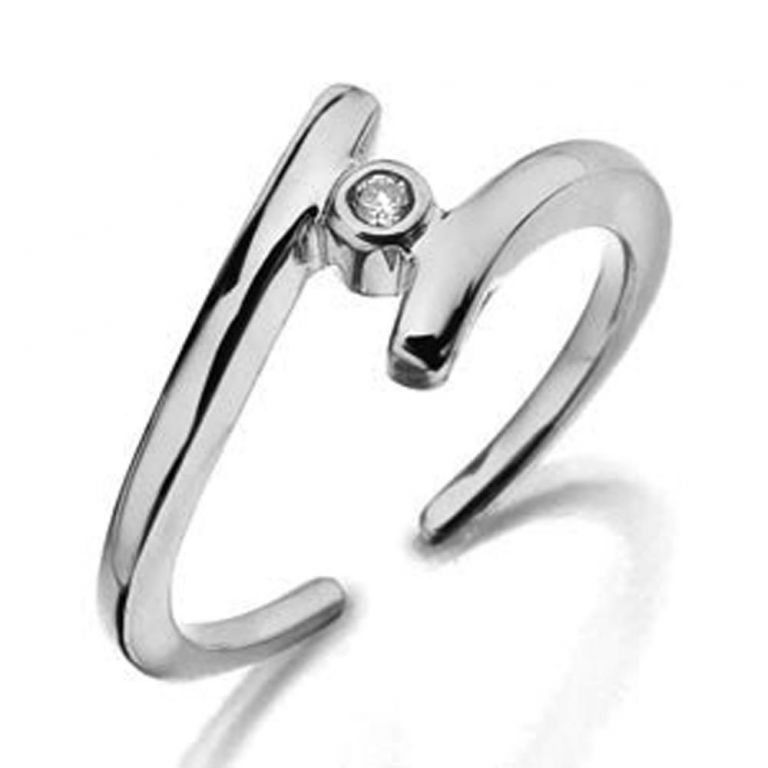 Buy Ag Real Diamond Minakshi Ring ( Code - Agsr0032a ) online