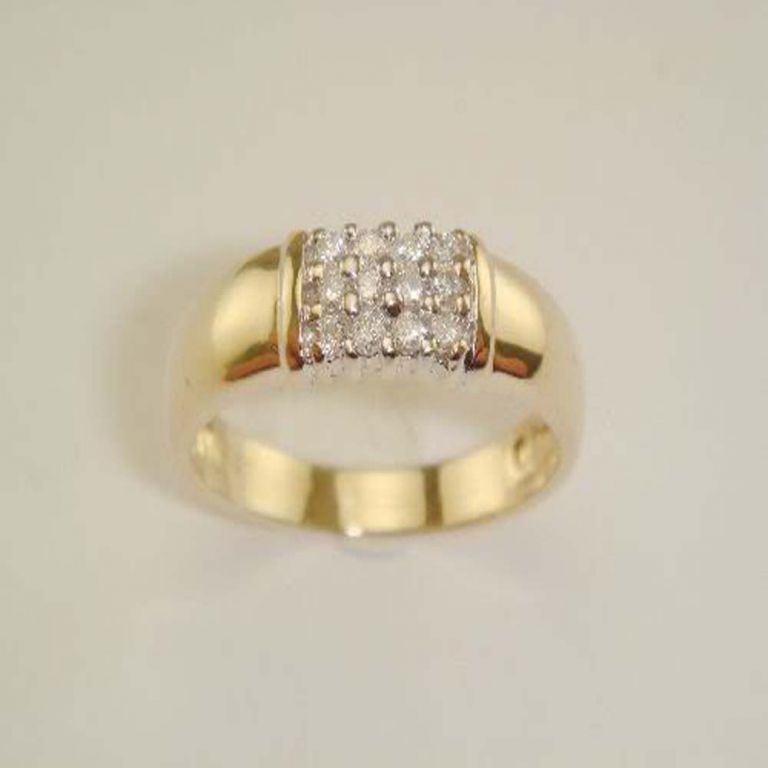 Buy Ag Silver & Real Diamond Shradha Ring ( Code - Agsr0115n ) online