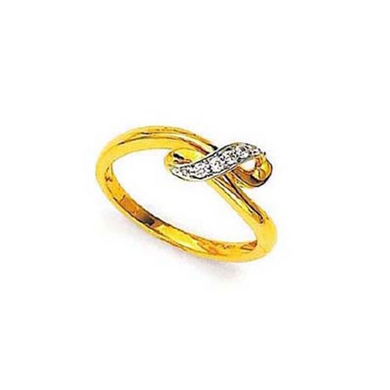 Buy Ag Silver & Real Diamond Ahmedabad Ring ( Code - Agsr0137n ) online