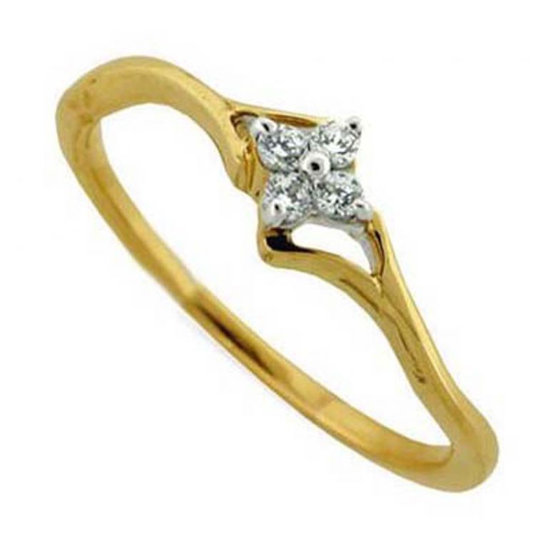 Buy Ag Silver & Real Diamond Akshara Ring ( Code - Agsr0139n ) online