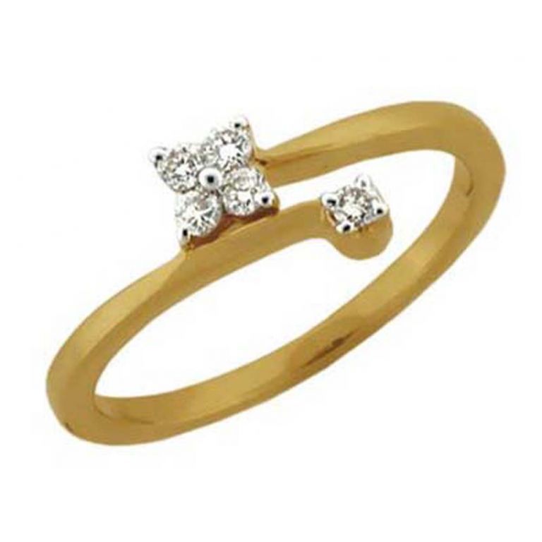 Buy Ag Silver & Real Diamond Kriti Ring ( Code - Agsr0145n ) online